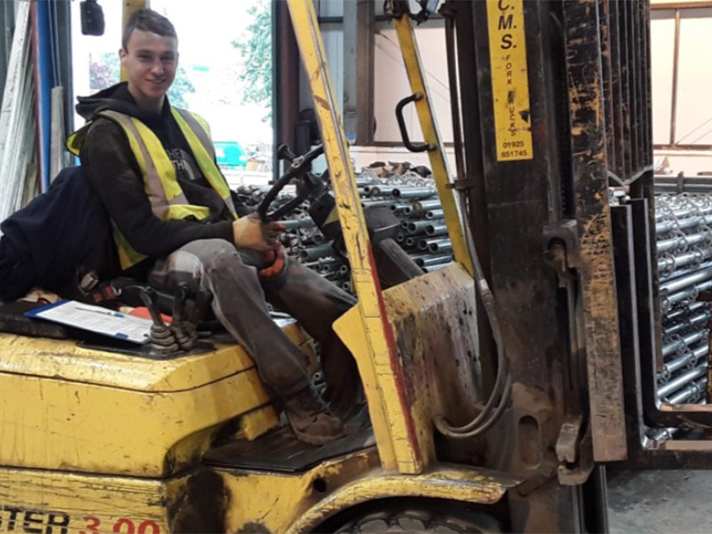 Work experience at Connolly Scaffolding